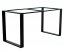 Podnožie k pracovnému stolu s úzkym profilom - Pôdorysné rozmery konštrukcie: 1400 x 700