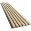 Akustický panel, podklad MDF deska, úzká lamela, Evropský dub, 30x275 cm