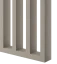 Samostatně stojící lamelová dělící stěna se základnou, kompletní sada, pískově béžová