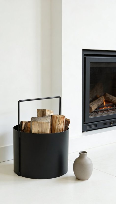 Kovový kôš na prenos dreva Spark