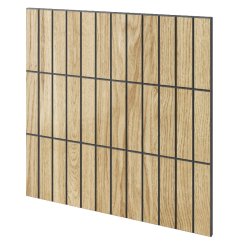 Designový obkladový panel s dubovou dýhou, vzor Barcelona, 60x60 cm