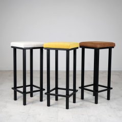 Barová stolička Camilo s čalouněným sedákem