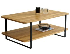 Konferenční stolek Bote s masivními dubovými deskami