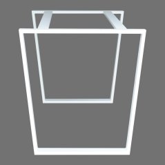 Podnoží k jídelnímu stolu "V" s podpěrami