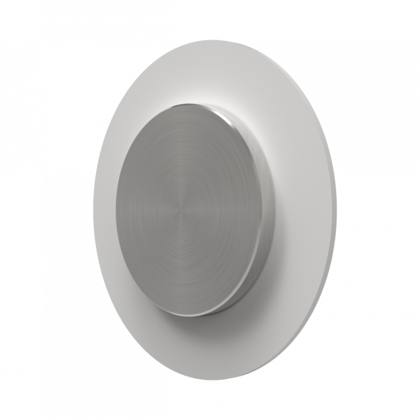 Designový kovový háček na oblečení Split - Barva: Bílá, Velikost: L, Základna: Nerezová ocel