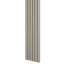 Designový panel s mikrolamelami, tvar Vag, pískově béžová, 12x275 cm
