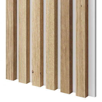 Akustické panely s bílou MDF deskou