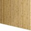 Designový panel s mikrolamelami, tvar Top, dub Wotan, 12x275 cm