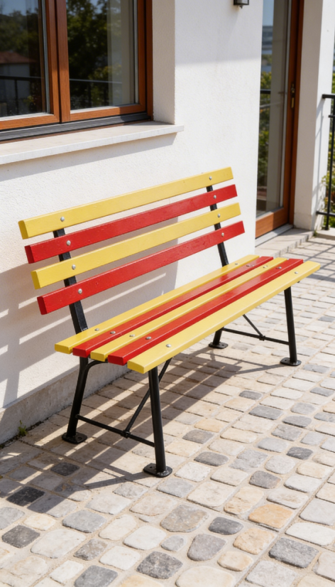 Zahradní lavice Judith barevná
