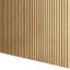 Designový panel s mikrolamelami, tvar Top, dub Natura, 12x275 cm