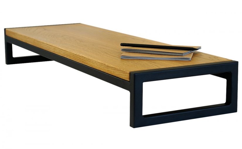 Podstavec pod monitor Frame s masivní dubovou deskou