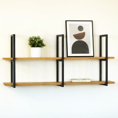 Kovová konstrukce nástěnné police Todos