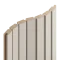 Obkladový panel PUZZLE pro zakřivené stěny, 4,6 x 275 cm, Pískově béžová