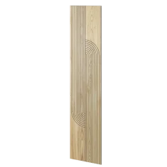 Designový obkladový panel s dubovou dýhou, vzor Osaka, 60x275 cm