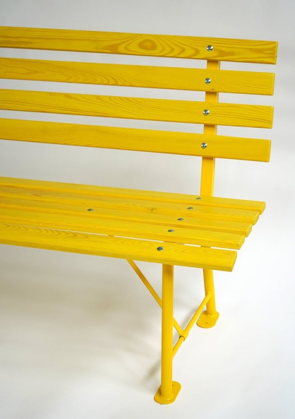 Záhradná lavica Judith žltá