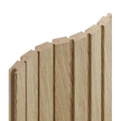 Obkladový panel PUZZLE pro zakřivené stěny, 4,6 x 275 cm, Evropský dub