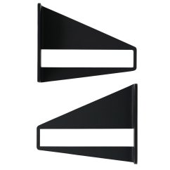 Sada kovových konzolí pro nástěnnou polici Dream