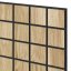 Akustický panel čtvercový, dubová dýha, černý filc, 60x60 cm