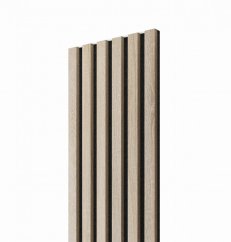 Akustický panel, Dub Sonoma, černý filc, 30x275 cm