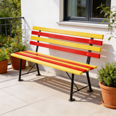 Záhradná lavica Judith farebná