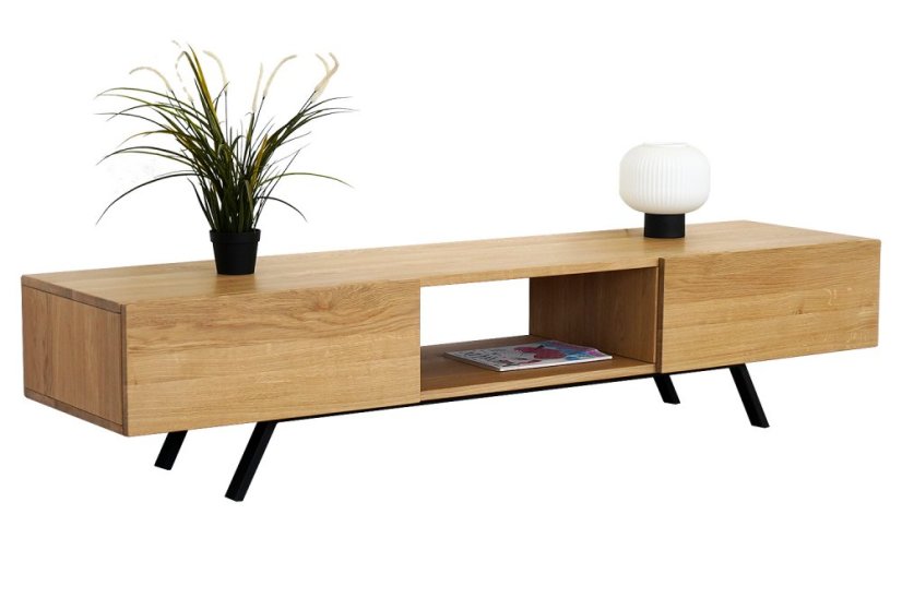 TV stolek Harmony z dubového masivu