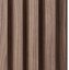 Akustický panel, podklad MDF deska, úzká lamela, celý panel - dýha Americký ořech, 30x275 cm