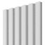 Akustický panel, Bílý mat, šedý filc, 30x275 cm