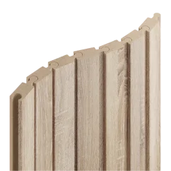Obkladový panel PUZZLE pro zakřivené stěny, 4,6 x 275 cm, Dub Sonoma