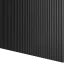 Designový panel s mikrolamelami, tvar Vik, černý mat, 12x275 cm