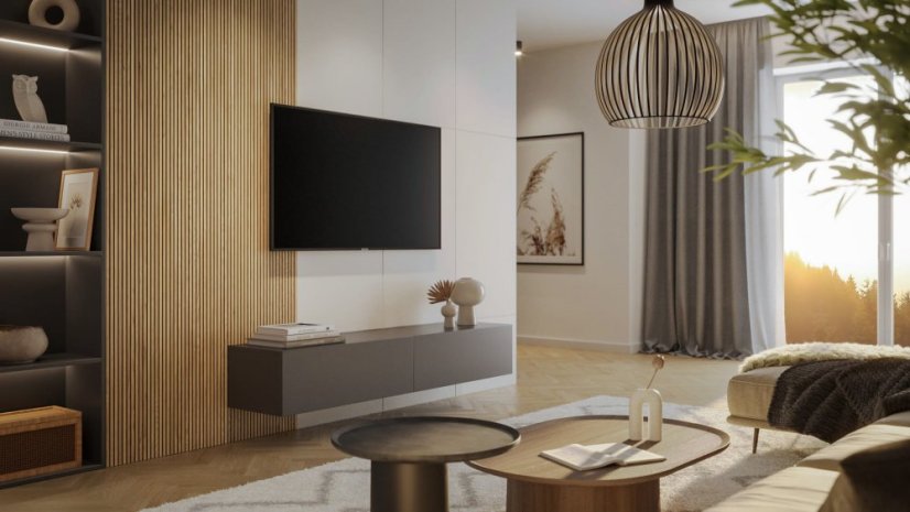 Designový panel s mikrolamelami, tvar Skog, dubová dýha, 12x275 cm