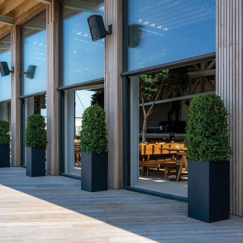 Květináč Bouvy šedý