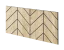 Designový obkladový panel s dubovou dýhou, vzor Versanne, 60x30 cm