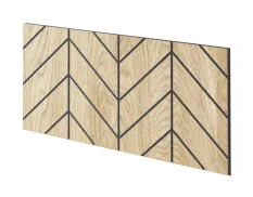 Designový obkladový panel s dubovou dýhou, vzor Versanne, 60x30 cm