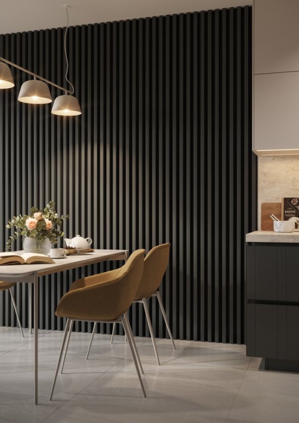 Lamela široká, 3x4x275 cm, grafit