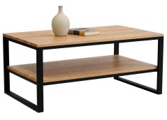 Konferenčný stolík Lago s masívnou dubovou doskou