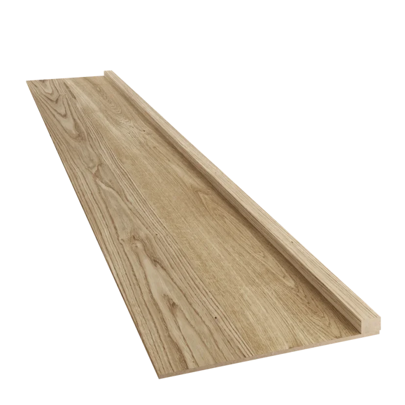 Designový obkladový panel Japandi, dubová dýha, 30x275 cm