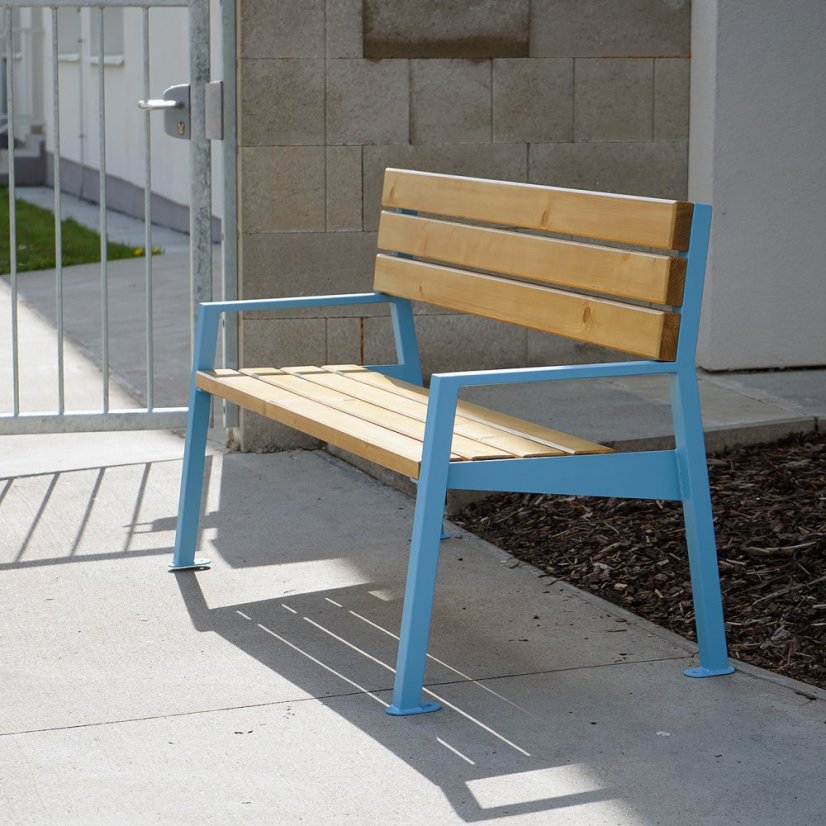 Zahradná lavica Joy - Výber lazúry dreva: antik