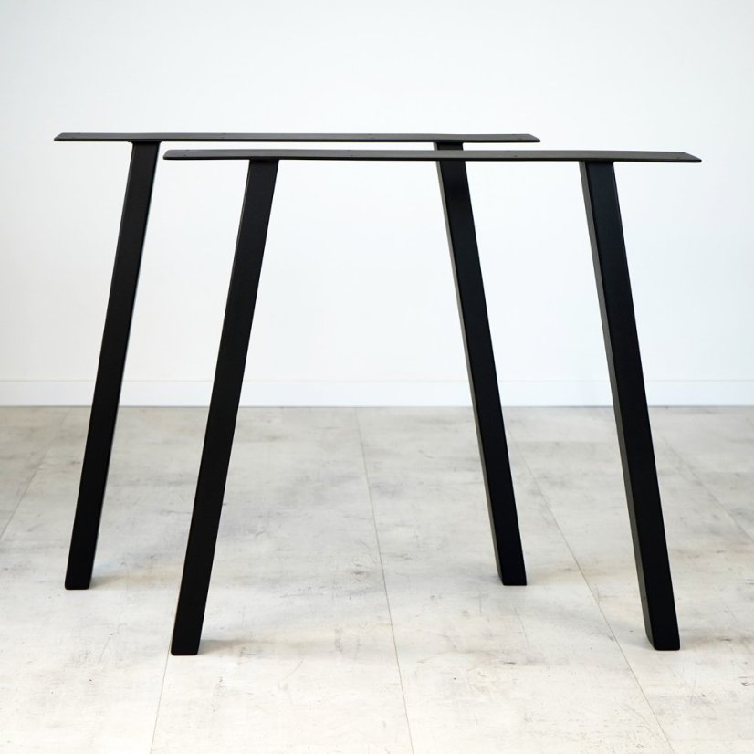 Sada kovových nôh "A" k jedálenskému stolu - Šírka: 650 mm