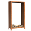 Cortenový dřevník FRAME - Velikost dřevníku (délka x hloubka x výška): 1 200 × 400 × 1 000 mm