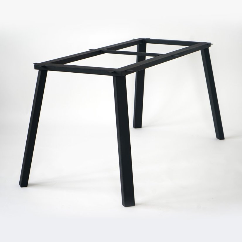 Podnožie k jedálenskému stolu Convex s podperami - Pôdorysné rozmery konštrukcie: 1500 x 600