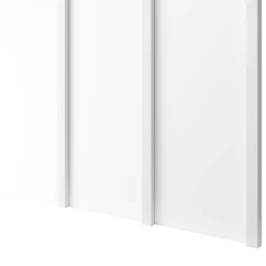 Designový obkladový panel Japandi, bílý mat, 30x275 cm