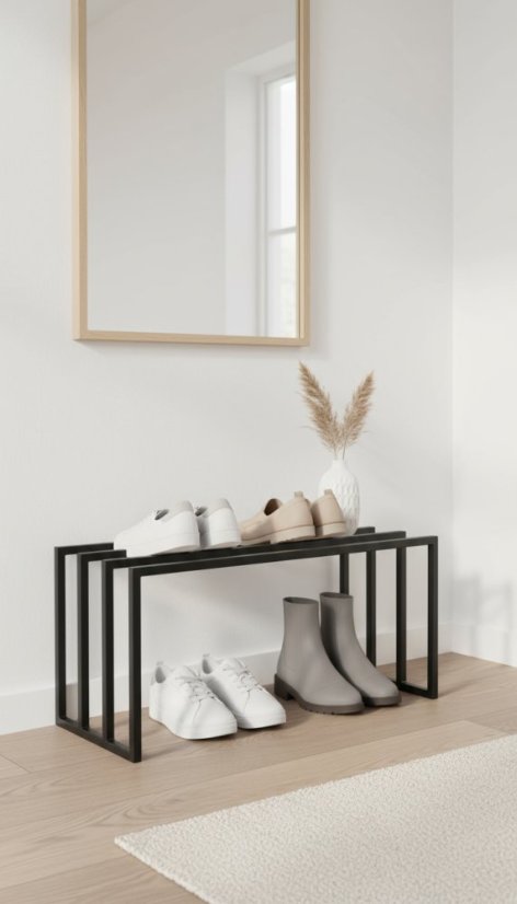 Kovový botník Mario