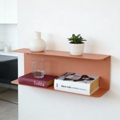 Nástěnná kovová police Anna