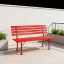 Zahradní lavice Judith červená