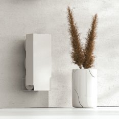 Kovový držiak na toaletný papier Amsterdam biely