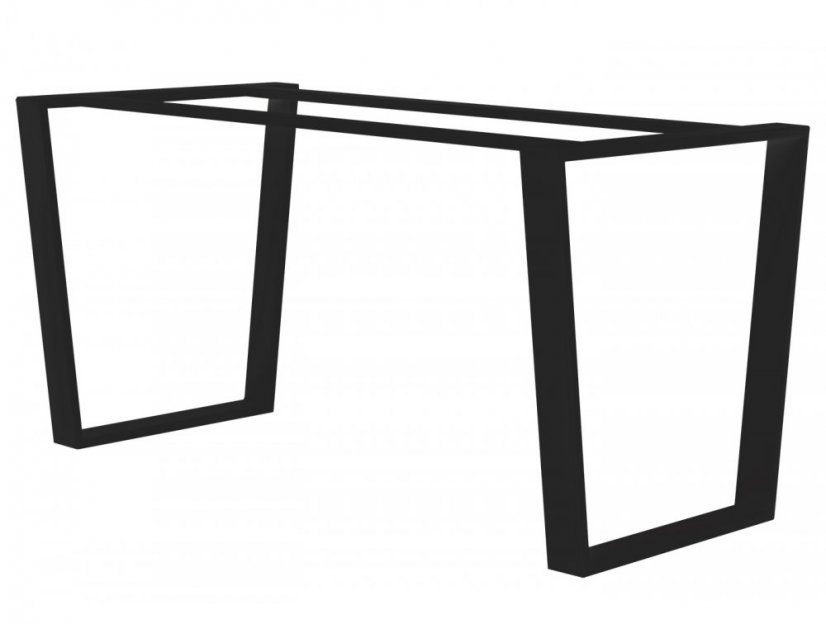 Podnožie k jedálenskému stolu "V" s podperami - Pôdorysné rozmery konštrukcie: 1900 x 800