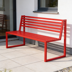 Zahradná lavica Titus Red