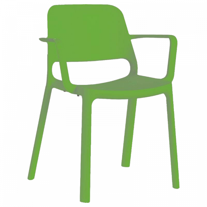 Plastová židle Duke s područkami - Barva - kolekce Duke: Bílá