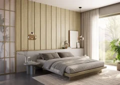 Designový obkladový panel Japandi, Evropský dub, 30x275 cm