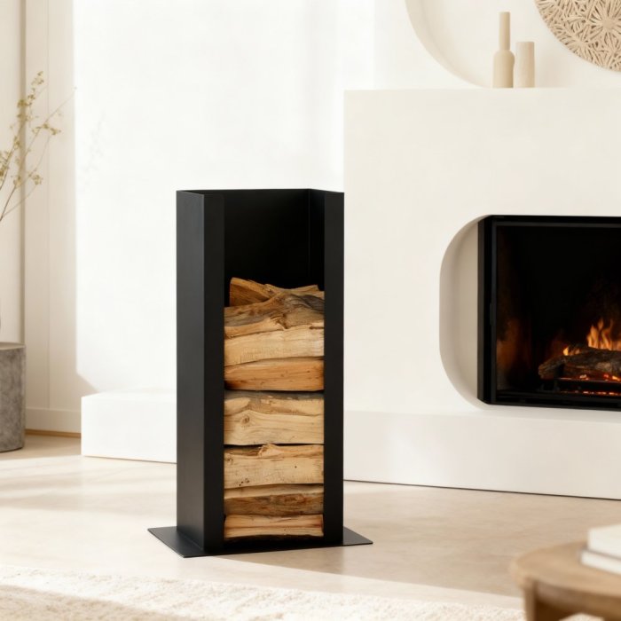 Kovový stojan na drevo Lock